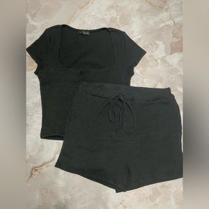 Crop Top & Short Set